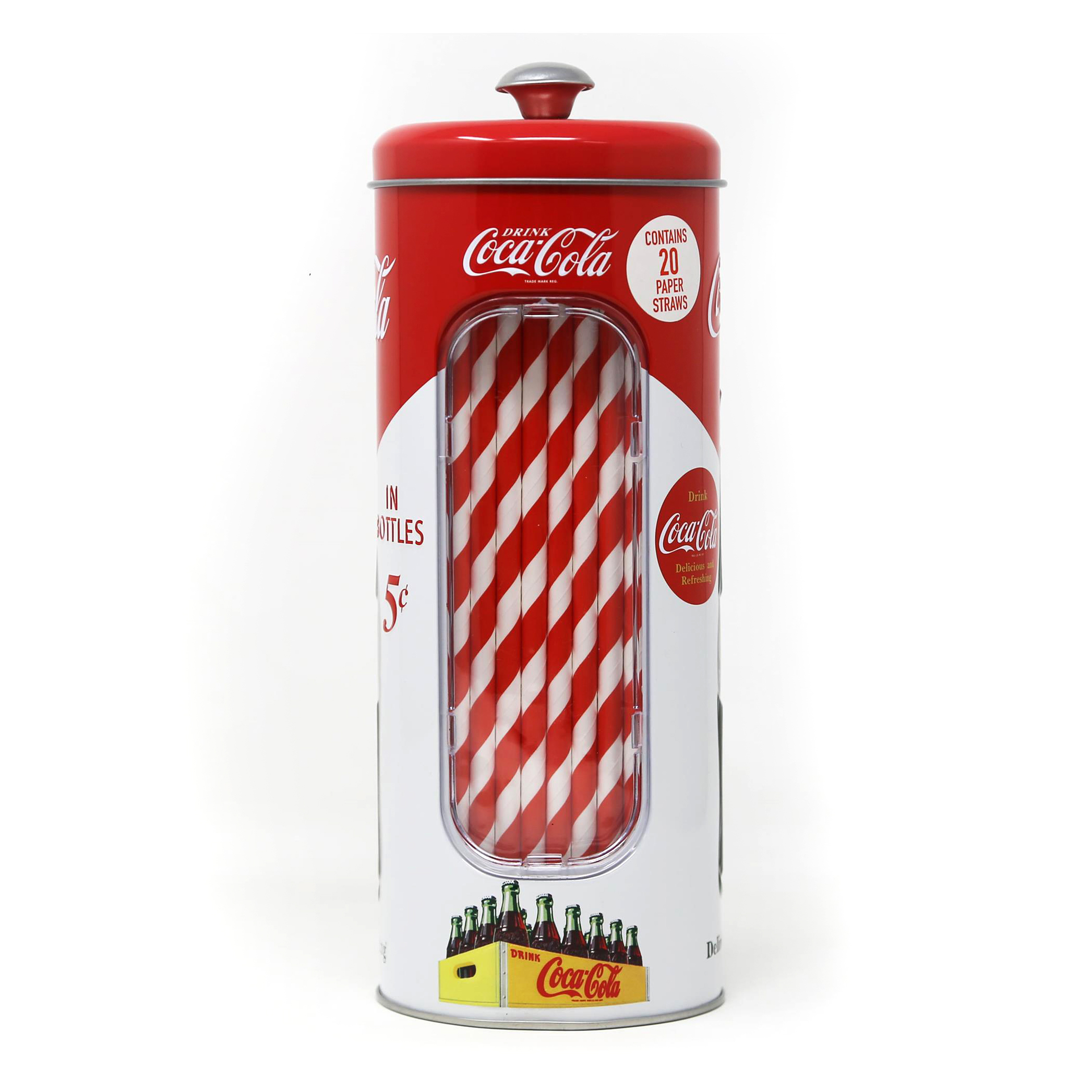 2 Pcs Plastic Staw Dispense Clea Staw Holde Fo Counte